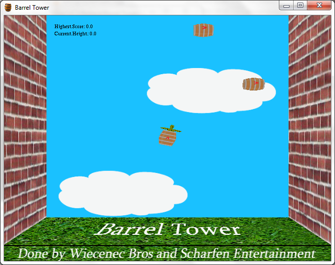 A screenshot from the game 'Barrel Tower'.