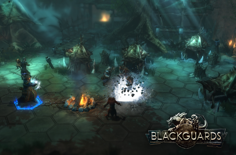 A screenshot from Daedalic's game 'Blackguards'.